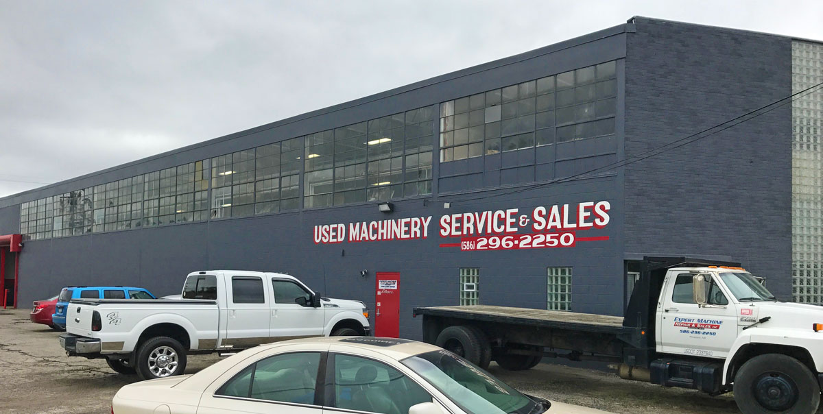 Expert Machine Repair and Sales facility outside